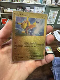 Lot Of 20 Golden Pokemon Fan Art Cards • Charizard, Pikachu, Lapras - Image 15