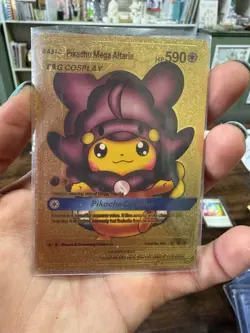Lot Of 20 Golden Pokemon Fan Art Cards • Charizard, Pikachu, Lapras - Image 20