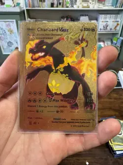 Lot Of 20 Golden Pokemon Fan Art Cards • Charizard, Pikachu, Lapras - Image 25