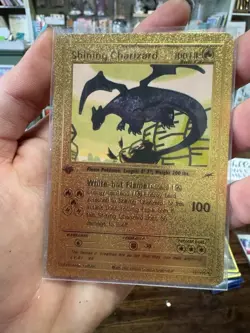 Lot Of 20 Golden Pokemon Fan Art Cards • Charizard, Pikachu, Lapras - Image 8