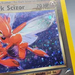 Dark Scizor Holo 9/105 Vintage Pokémon Neo Destiny Set 2002 - Image 10