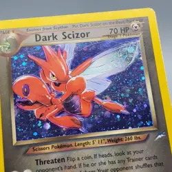 Dark Scizor Holo 9/105 Vintage Pokémon Neo Destiny Set 2002 - Image 9