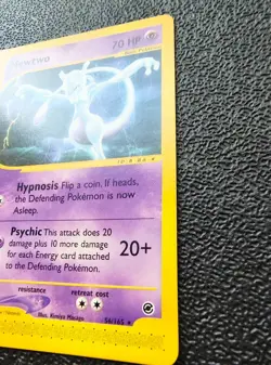 2002 Pokémon TCG Mewtwo Expedition Base Set Non Holo Rare #56/165 - NM - Image 11