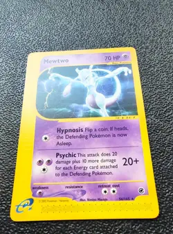 2002 Pokémon TCG Mewtwo Expedition Base Set Non Holo Rare #56/165 - NM - Image 9