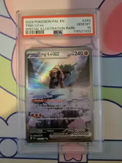 PSA 10 Ting Lu EX Paldea Evolved Illustration Rare Holo Pokemon Card A18 - Image 3
