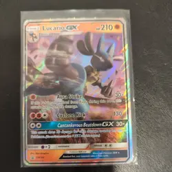 Pokemon TCG Lucario GX SM100 SM Promos Rare  holo - Image 6