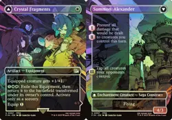 MAGIC FINAL FANTASY CRYSTAL FRAGMENTS (BORDERLESS, FOIL) U 357 FIN MTG FCA TCG - Image 1