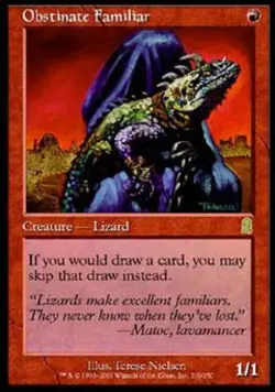 Obstinate Familiar - Medium Play MTG Odyssey - Image 1