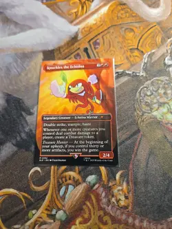 Knuckles The Echidna MTG Secret Lair - Pack Fresh - - Image 1