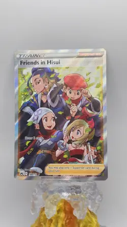 Friends in Hisui 148/159 Crown Zenith NM Full Art Pokemon Card - Image 1