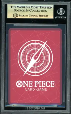 Monkey D Luffy EB02-010 One Piece X Dodgers Promo Card BGS 9.5 GEM MINT - Image 2