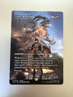 Clive Rosfield, Vial Smasher The Fierce - 59- Magic: Final Fantasy MTG -Showcase - Image 1