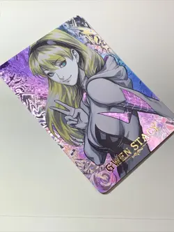 Gwen Stacy Spider Girl Goddess Anime Waifu Holo Art Card ACG Carddass Sexy Man - Image 4