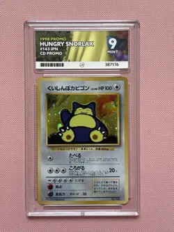 Ace Graded 9 Snorlax CD Promo Holo Mint  No.143 Japanese Pokemon Card 1999 - Image 3