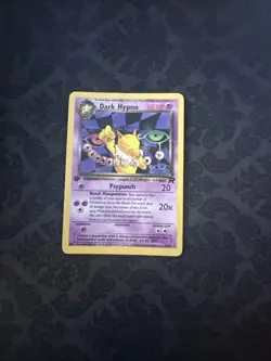1st Edition Dark Hypno 26/82 Team Rocket WoTC Pokemon Card Rare - Image 1