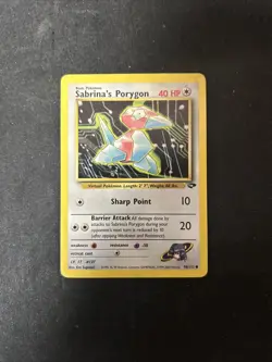 Sabrina’s Porygon 98/132 Gym Challenge Unlimited Pokémon Card - Image 1