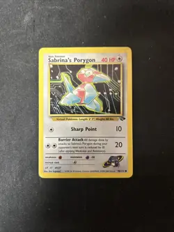 Sabrina’s Porygon 98/132 Gym Challenge Unlimited Pokémon Card - Image 3