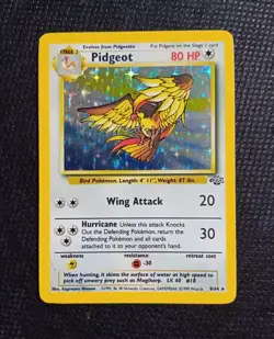 Pidgeot 8/64 Original Holo Rare Jungle Set Pokemon Card MP - Image 1