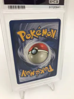 1999 POKEMON FOSSIL  Trading Card HITMONLEE #22/62 slab graded PSA NM-MT 8 - Image 4