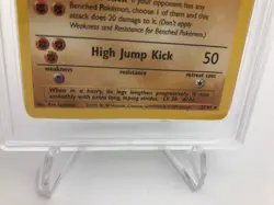 1999 POKEMON FOSSIL  Trading Card HITMONLEE #22/62 slab graded PSA NM-MT 8 - Image 6