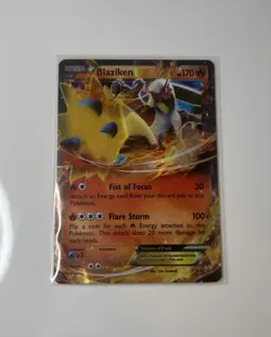 Blaziken EX 2015 XY54 Black Star Promo - Ultra Rare Holo Pokemon Trading Card - Image 1