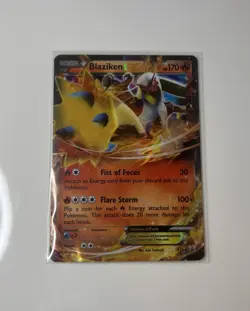 Blaziken EX 2015 XY54 Black Star Promo - Ultra Rare Holo Pokemon Trading Card - Image 5