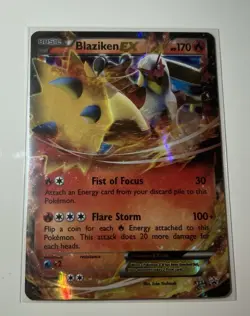 Blaziken EX 2015 XY54 Black Star Promo - Ultra Rare Holo Pokemon Trading Card - Image 6