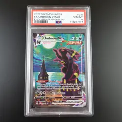 PSA 10 Umbreon Vmax 215/203 Evolving Skies Alternative Art Graded Pokemon Card - Image 4