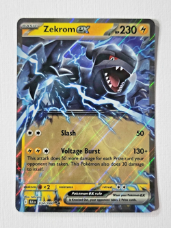 Pokemon Card TCG: Zekrom ex-Ultra Rare-Scarlet & Violet Black Bolt NM/M 034/086 - Image 3