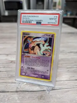 Pokemon Card 2005 PSA 10 DEOXYS 16/107 Regional Championship Promo EX Deoxys - Image 2