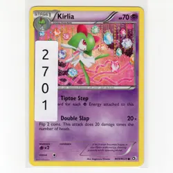 Pokémon TCG Kirlia RC9/RC25 BW Legendary Treasures Holo Common Card EN-LP 2013 - Image 6