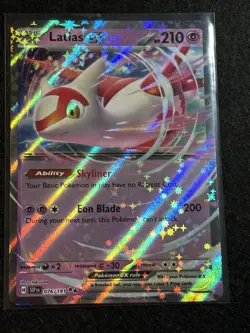 Latias EX 76/191 - Surging Sparks Double Rare Holo - Pokemon TCG Card Near Mint - Image 1