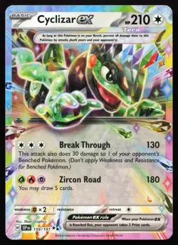 Cyclizar ex 159/191 Surging Sparks Holo Double Rare Near Mint Pokemon Card - Image 11
