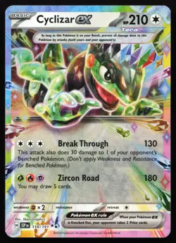Cyclizar ex 159/191 Surging Sparks Holo Double Rare Near Mint Pokemon Card - Image 7