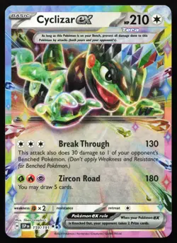 Cyclizar ex 159/191 Surging Sparks Holo Double Rare Near Mint Pokemon Card - Image 9