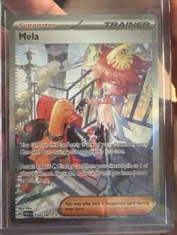 Pokémon TCG Mela Paradox Rift  SIR Special Illustration Rare Holo Card 254/182 - Image 2