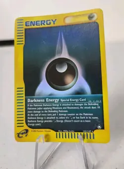 Darkness Energy 142/147 - Aquapolis Set *EXC-NM* Reverse Holo Pokemon Card - Image 7