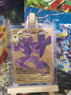 ❄️Pokemon Grimmsnarl VMAX Gold Foil Custom Card HP 330 Gigantamax 115/189 - Image 5