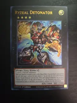 Yugioh Ryzeal Detonator CRBR-EN007 1st Edition Ultra Rare NM - Image 1