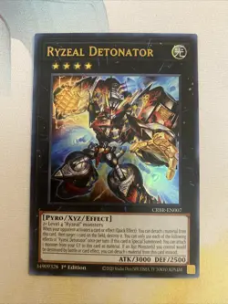 Yugioh Ryzeal Detonator CRBR-EN007 1st Edition Ultra Rare NM - Image 1