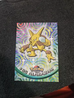 Pokémon Card - Alakazam - 65 - NM - Topps Black - Image 1