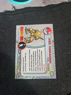 Pokémon Card - Alakazam - 65 - NM - Topps Black - Image 2