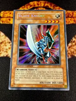 ðŸ”¥YUGIOH â€¢ BLADE KNIGHT â€¢ SECRET RARE â€¢ CT1-EN002 â€¢ LIMITED EDITION â€¢ VLPðŸ”¥ - Image 2
