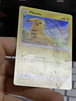 Pikachu 6/12 McDonalds 2019 Black Star Promo Holo Pokémon Card TCG - Image 6