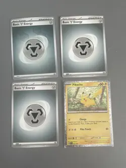 48 Pokemon Cards in English (includes duplicates) & Empty Card Holder Album - Image 11