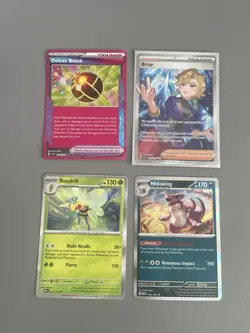 48 Pokemon Cards in English (includes duplicates) & Empty Card Holder Album - Image 19
