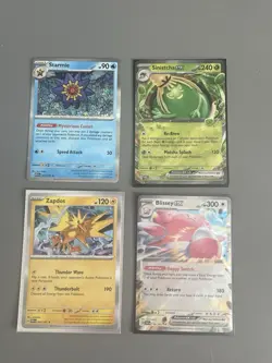 48 Pokemon Cards in English (includes duplicates) & Empty Card Holder Album - Image 20