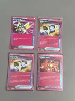 48 Pokemon Cards in English (includes duplicates) & Empty Card Holder Album - Image 21