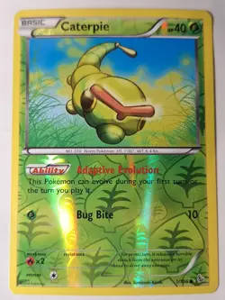 Caterpie 1/106 XY Flashfire Reverse Pokemon Holo Foil Nice! - Image 4