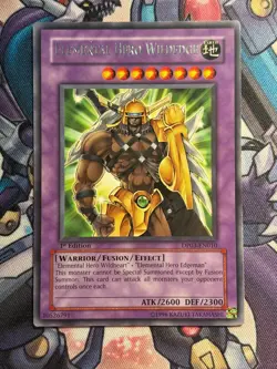 Elemental Hero Wildedge DP03-EN010 1st Edition Rare YuGiOh Card - Image 3